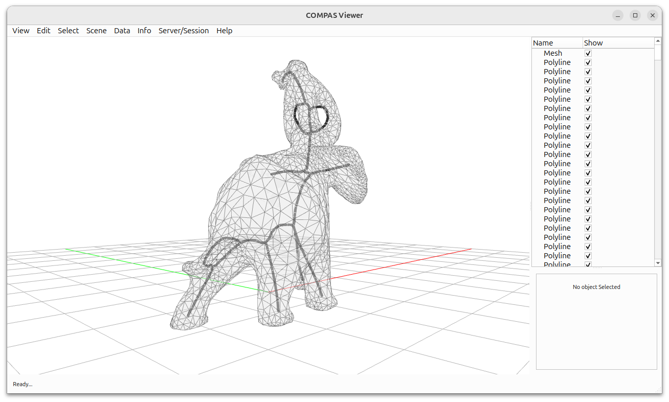 Mesh Skeletonization